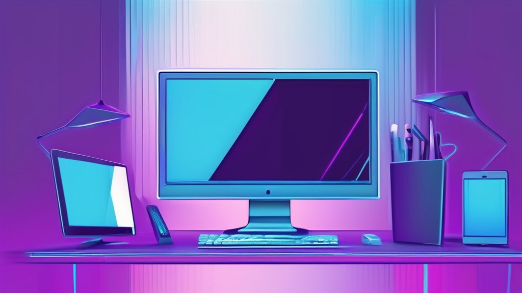 Brazo monitor VESA ergonomía setup escritorio